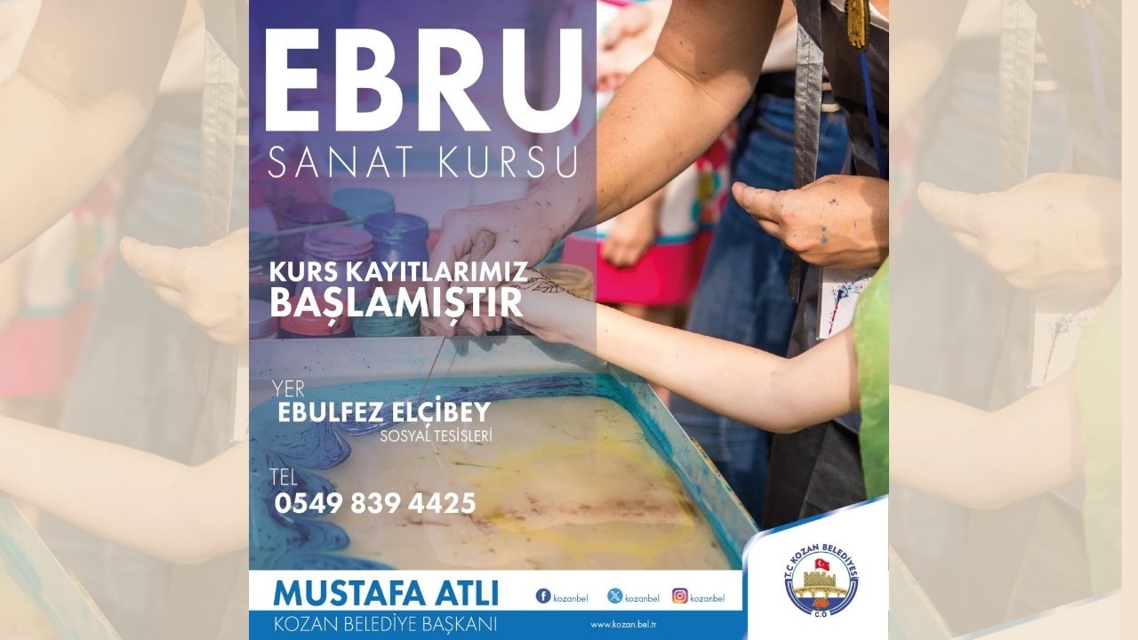 EBRU KURSUMUZUN KAYITLARI BAŞLAMIŞTIR