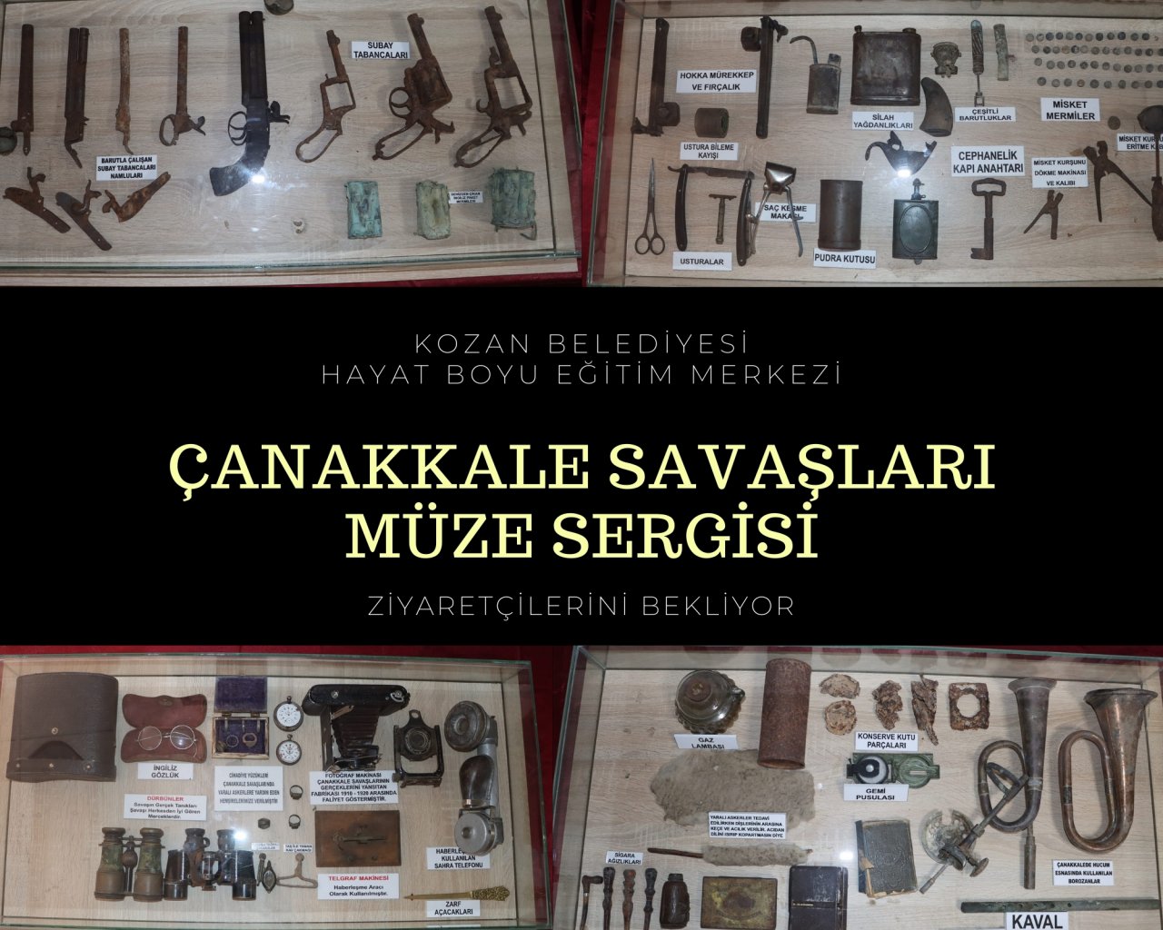 ÇANAKKALE SAVAŞLARI MÜZE SERGİSİ AÇILDI