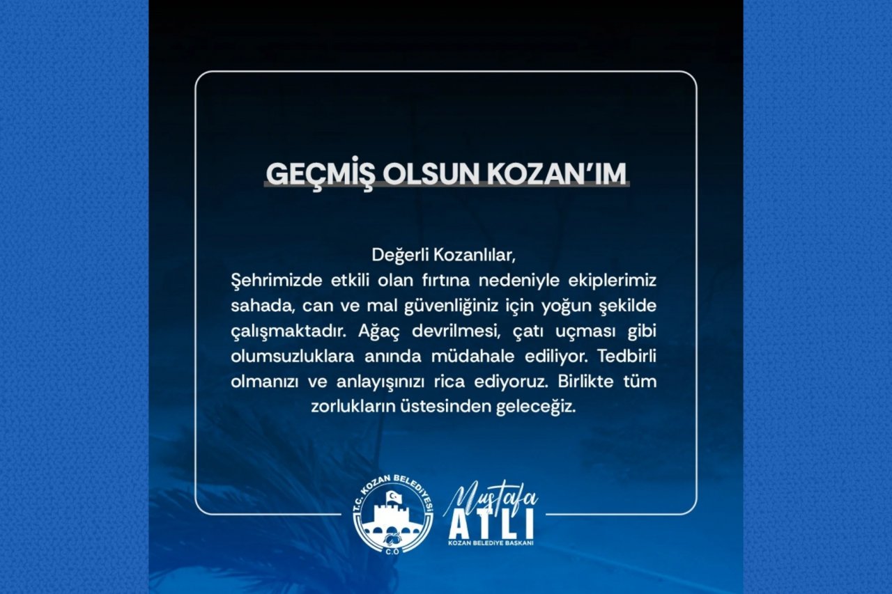 GEÇMİŞ OLSUN KOZAN'IM